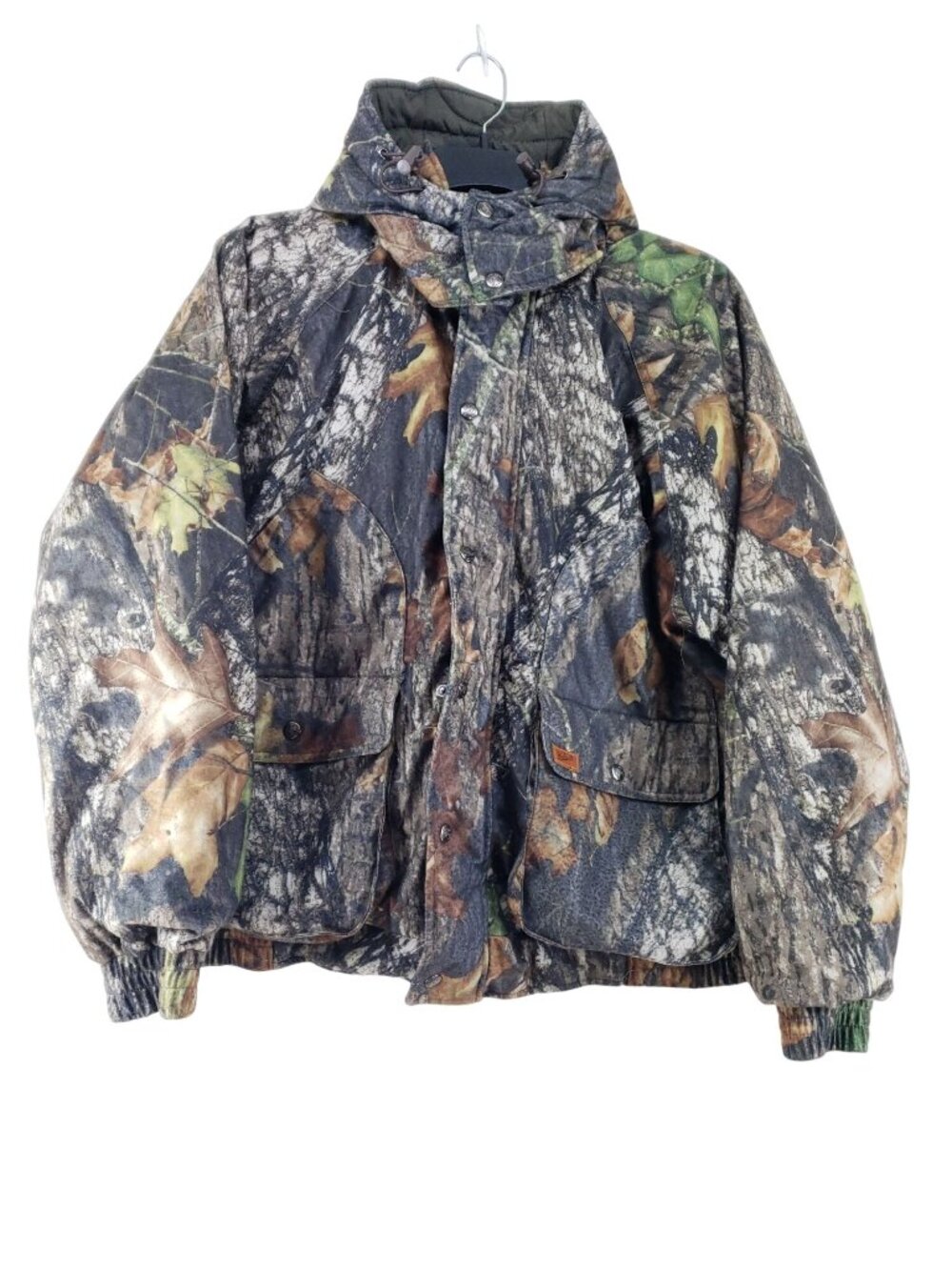 Woolrich Insulated Reversible Camo Jacket Mens XL Outdoor Guide Collection